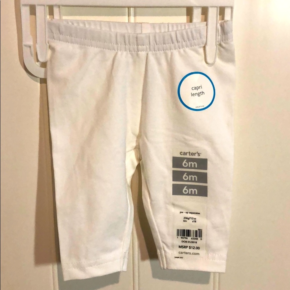 White Capri pants